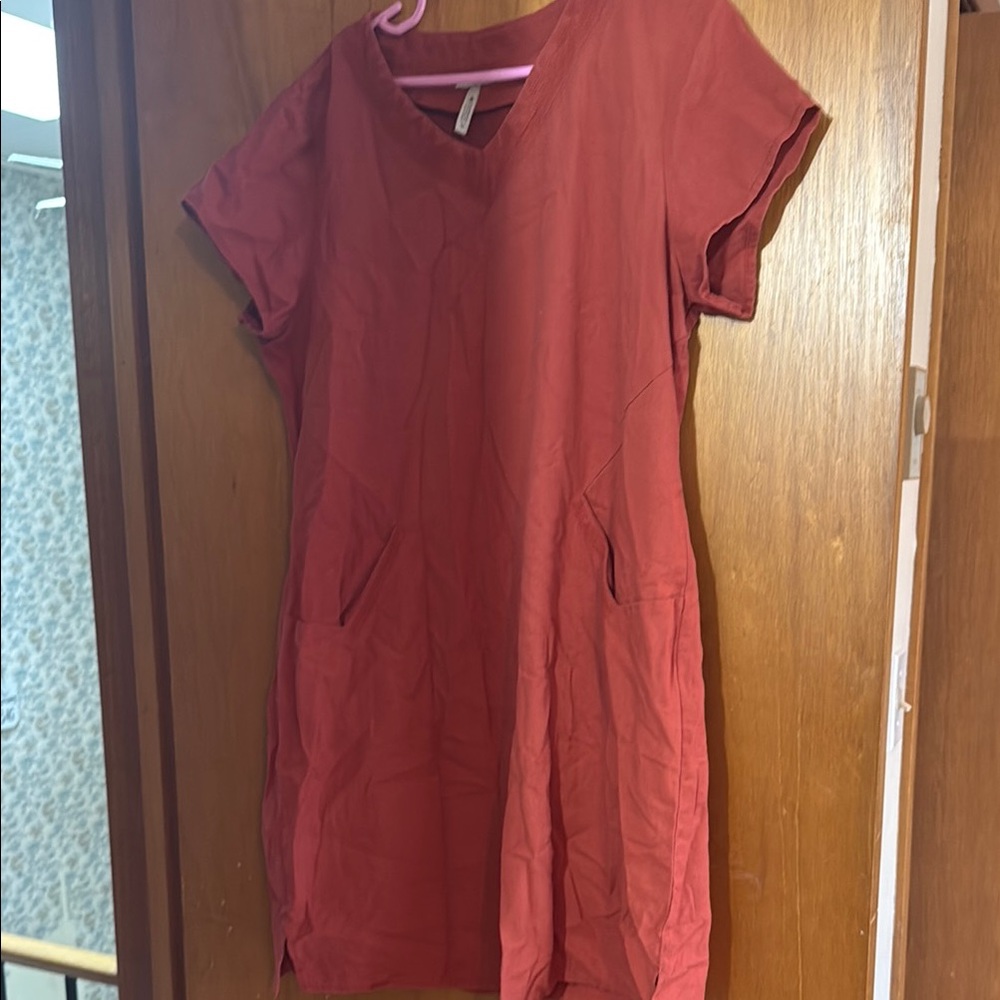 Women's orange dress
